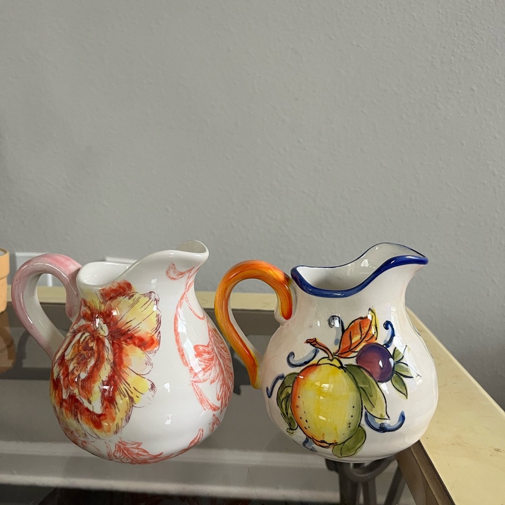 Colorful Ceramic Pitcher Set